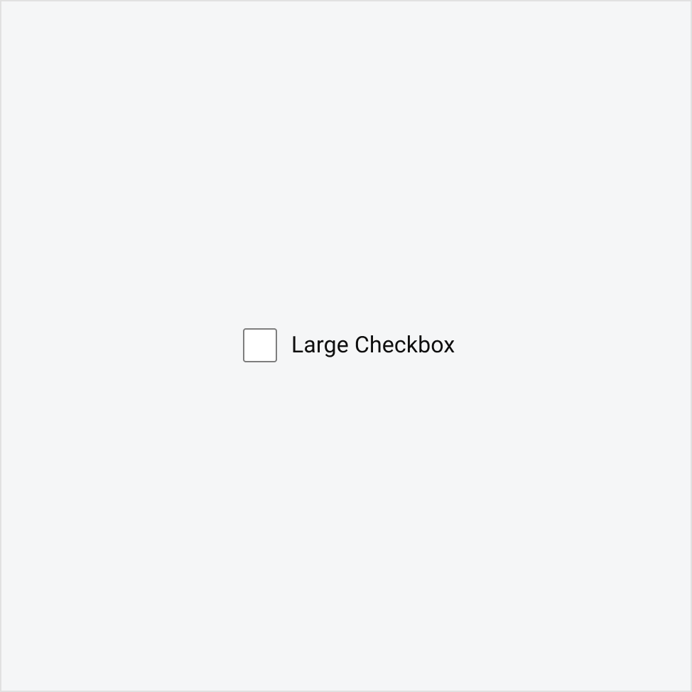 Large checkbox