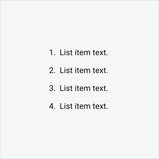 An image showing an ordered list with numbered styling.