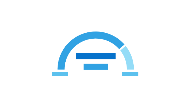 Gauge chart visual representation