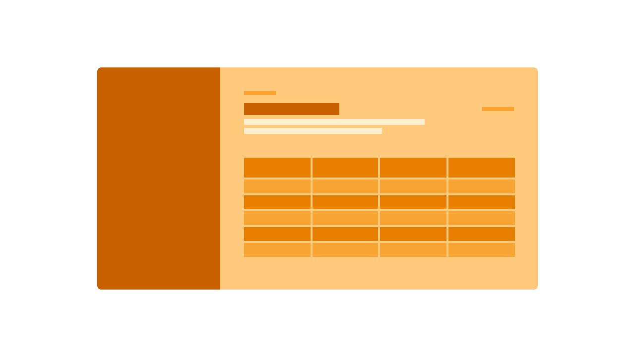 depiction of a table