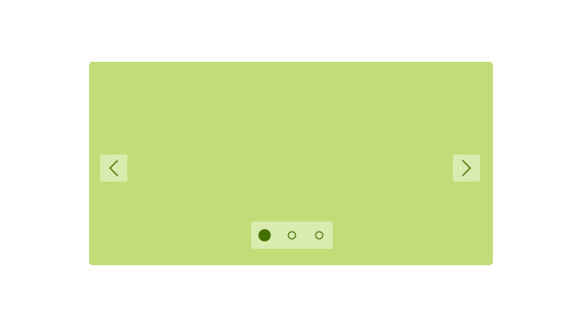 Carousel visual asset representation