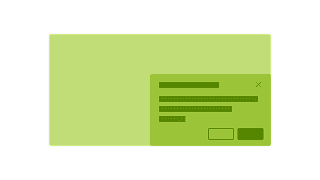 Overlay visual asset representation